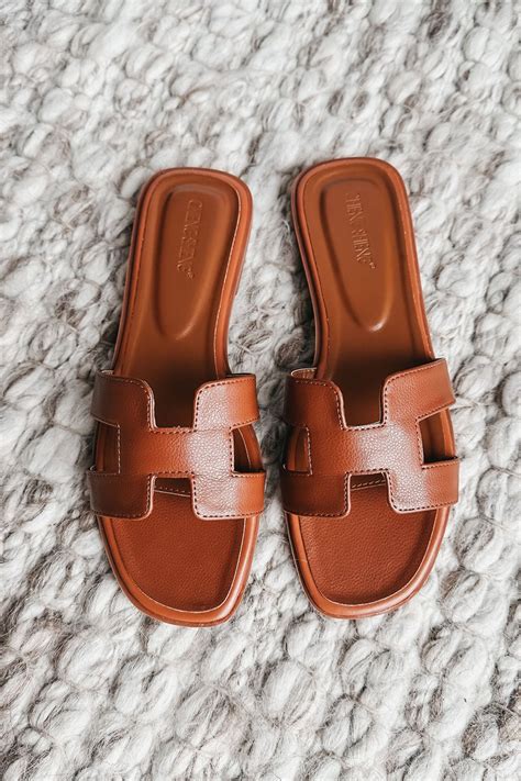 hermes imitation sandals|white hermes sandals dupe.